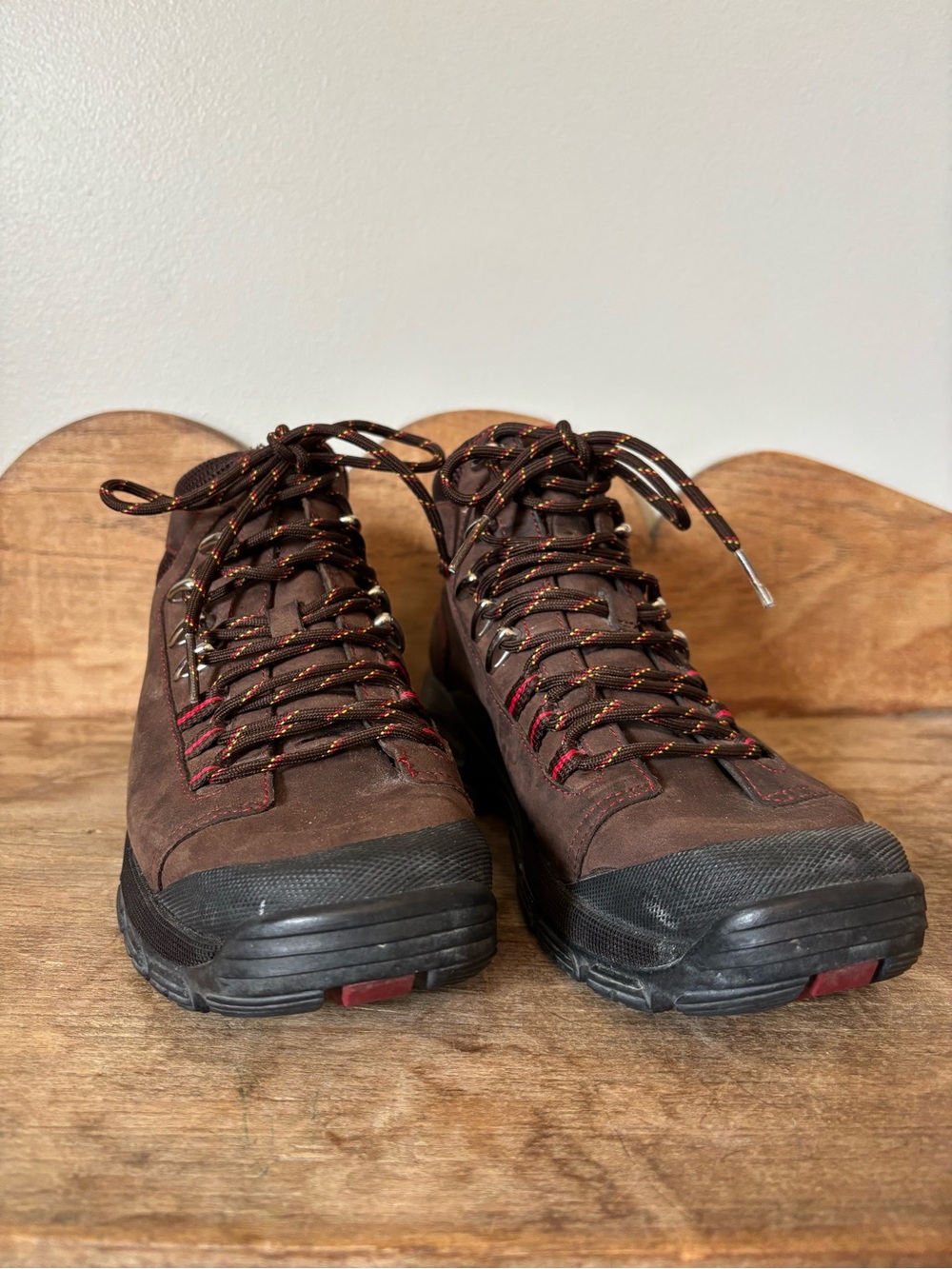 Cole Haan Brown Suede Men's Hiking Boots with Black Soles